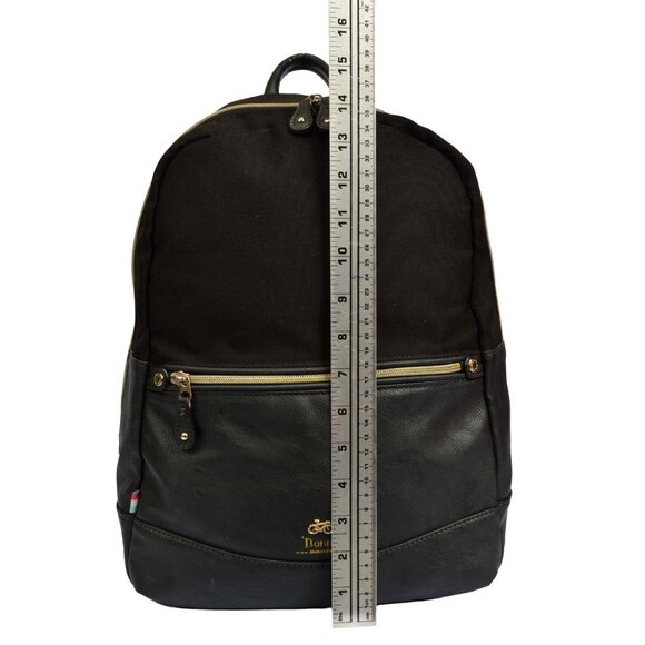 DONNA BIANCHI Black Nylon Large Backpack - Picture 8 of 11